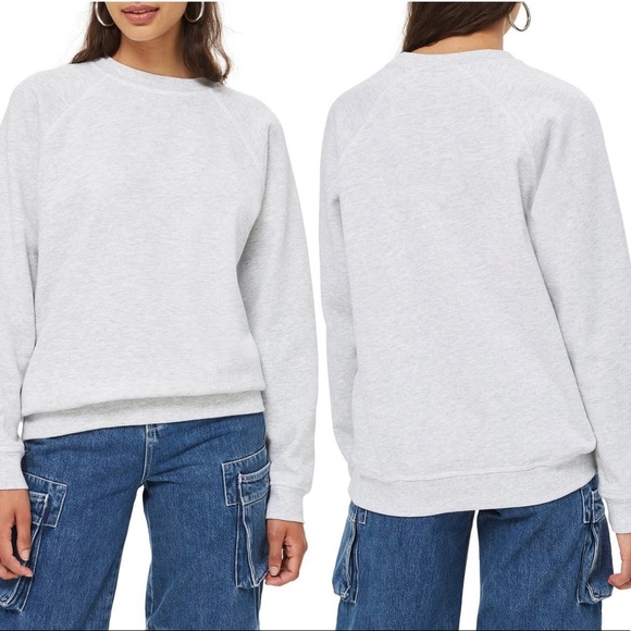 Topshop crewneck sweatshirt size - Picture 2 of 9